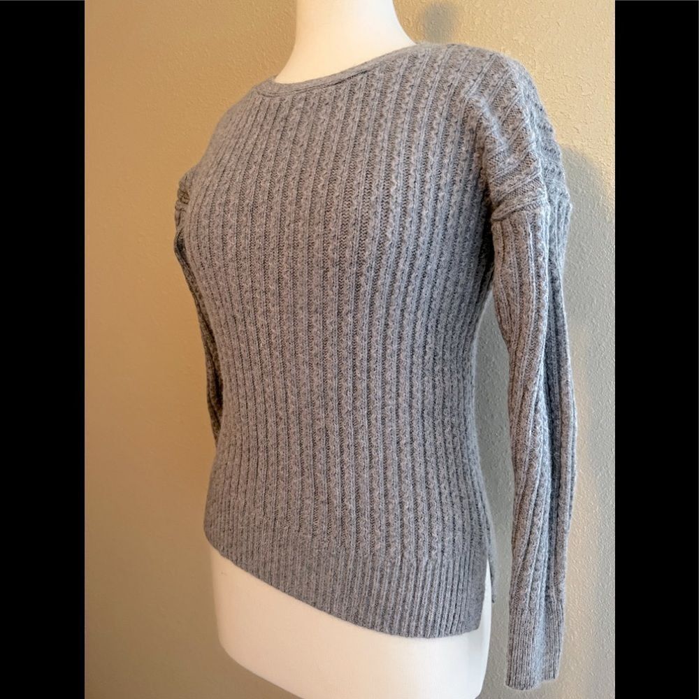 Ann Taylor grey tri-blend sweater